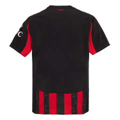 Męska Koszulka Domowa AC Milan Wersja Piłkarska 2025/26 - Slim Fit - Topowe Koszulki Pilkarskie Sklep Internetowy
