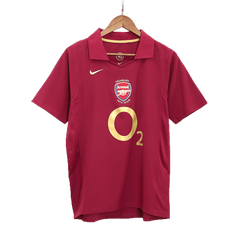 BERGKAMP #10 Męska retro domowa koszulka Arsenal 05/06 - Topowe Koszulki Pilkarskie Sklep Internetowy