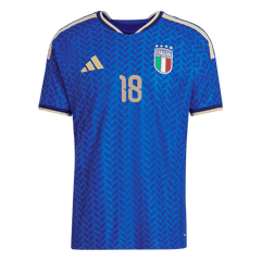 Męska koszulka Włoch domowa DARMIAN #13 wersja zawodnicza – Mundial 2026