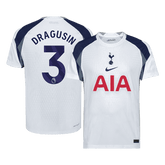 Męska Koszulka Domowa Tottenham Hotspur DRAGUSIN #3 Wersja Piłkarska 2025/26 - Slim Fit