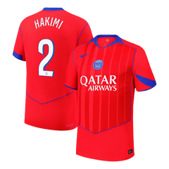 Męska Koszulka Trzecia Wyjazdowa PSG HAKIMI #2 Wersja Piłkarska 2025/26 - Slim Fit