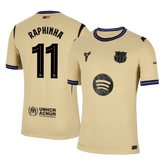 Męska Koszulka Wyjazdowa FC Barcelona RAPHINHA #11 Wersja Piłkarska 2025/26 - UCL - Slim Fit - Topowe Koszulki Pilkarskie Sklep Internetowy