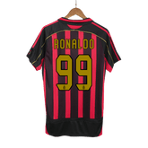 Męska koszulka retro AC Milan 06/07 domowa RONALDO #99 - Topowe Koszulki Pilkarskie Sklep Internetowy