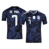 Męska koszulka Argentyny wyjazdowa DE PAUL #7 - Mundial 2026