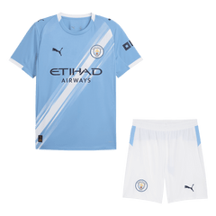 Męski Zestaw Domowy Manchester City (Koszulka+Spodenki) 2025/26 - Topowe Koszulki Pilkarskie Sklep Internetowy