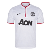 Męska Koszulka Retro Wyjazdowa Manchester United 2013/14