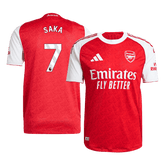 Męska Koszulka Domowa Arsenal SAKA #7 Wersja Piłkarska 2025/26 - Slim Fit
