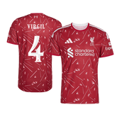 Męska koszulka Liverpoolu domowa VIRGIL #4 wersja zawodnicza 2026/27 - UCL