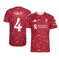 Męska koszulka Liverpoolu domowa VIRGIL #4 wersja zawodnicza 2026/27 - UCL