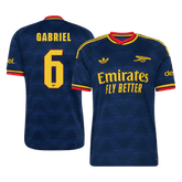 Męska wyjazdowa koszulka Arsenalu 2026/27 – GABRIEL #6 (UCL)