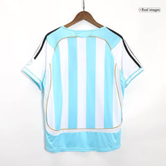 Męska Koszulka Retro Domowa Argentina 2006 - Topowe Koszulki Pilkarskie Sklep Internetowy