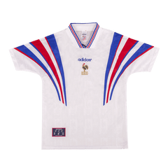 Męska Koszulka Retro Wyjazdowa France 1996 - Topowe Koszulki Pilkarskie Sklep Internetowy