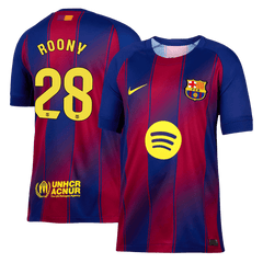 Męska Koszulka Domowa Barcelona ROONY #28 2025/26