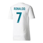 Męska Koszulka Retro Domowa Real Madryt RONALDO #7 2017/18 - Topowe Koszulki Pilkarskie Sklep Internetowy