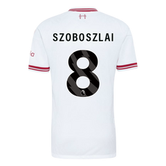 Męska koszulka Liverpoolu wyjazdowa SZOBOSZLAI #8 wersja zawodnicza 2026/27