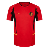 Męska koszulka Belgii domowa Retro - Mundial 2002