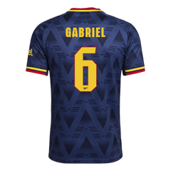 Męska koszulka Arsenalu wyjazdowa GABRIEL #6 wersja zawodnicza 2026/27 - UCL