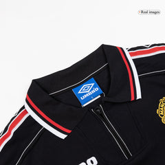 Męska Koszulka Retro Wyjazdowa Manchester United 1998