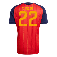 Męska koszulka Hiszpanii Champion Edition domowa CUBARSÍ #22 wersja zawodnicza - Mundial 2026