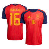 Męska domowa koszulka Hiszpanii Mundial 2026 – RODRIGO #16