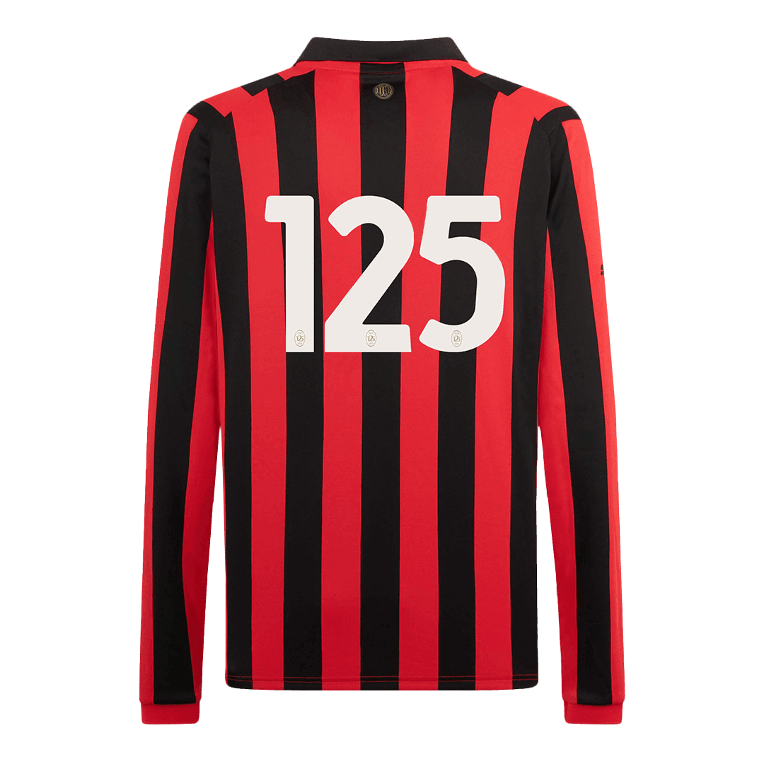 Męska koszulka piłkarska z długim rękawem #125 AC Milan 125th Anniversary 2024/25 - Topowe Koszulki Pilkarskie Sklep Internetowy