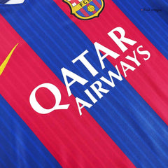 Męska koszulka Barcelony domowa Retro 2016/17 MESSI #10