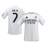 Męska Koszulka Domowa Real Madryt VINI JR. #7 2025/26