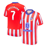 Męska domowa koszulka piłkarska Atletico Madryt GRIEZMANN #7 2024/25 - Topowe Koszulki Pilkarskie Sklep Internetowy