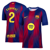 Męska Koszulka Domowa Barcelona CUBARSÍ #2 2025/26