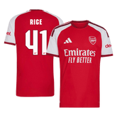 Męska koszulka Arsenalu domowa RICE #41 wersja zawodnicza 2026/27 - UCL