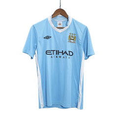 Męska Koszulka Retro Domowa Manchester City 2011/12 - Topowe Koszulki Pilkarskie Sklep Internetowy