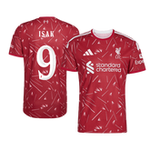 Męska koszulka Liverpoolu domowa ISAK #9 wersja zawodnicza 2026/27 - UCL