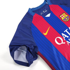 Męska koszulka Barcelony domowa Retro 2016/17 MESSI #10