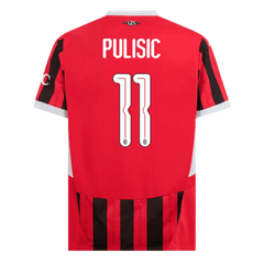 PULISIC #11 Męska koszulka domowa AC Milan 2024/25 - UCL - Topowe Koszulki Pilkarskie Sklep Internetowy