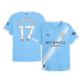 Męska Koszulka Domowa Manchester City DE BRUYNE #17 Wersja Piłkarska 2025/26 - Slim Fit - Topowe Koszulki Pilkarskie Sklep Internetowy
