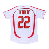 Męska koszulka wyjazdowa Retro KAKA' #22 2006/07 AC Milan - UCL - Topowe Koszulki Pilkarskie Sklep Internetowy