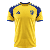 Męska Koszulka Domowa Sweden Wersja Piłkarska World Cup 2026 - Slim Fit