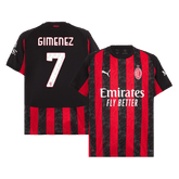 Męska Koszulka Domowa AC Milan GIMENEZ #7 2025/26 - Topowe Koszulki Pilkarskie Sklep Internetowy