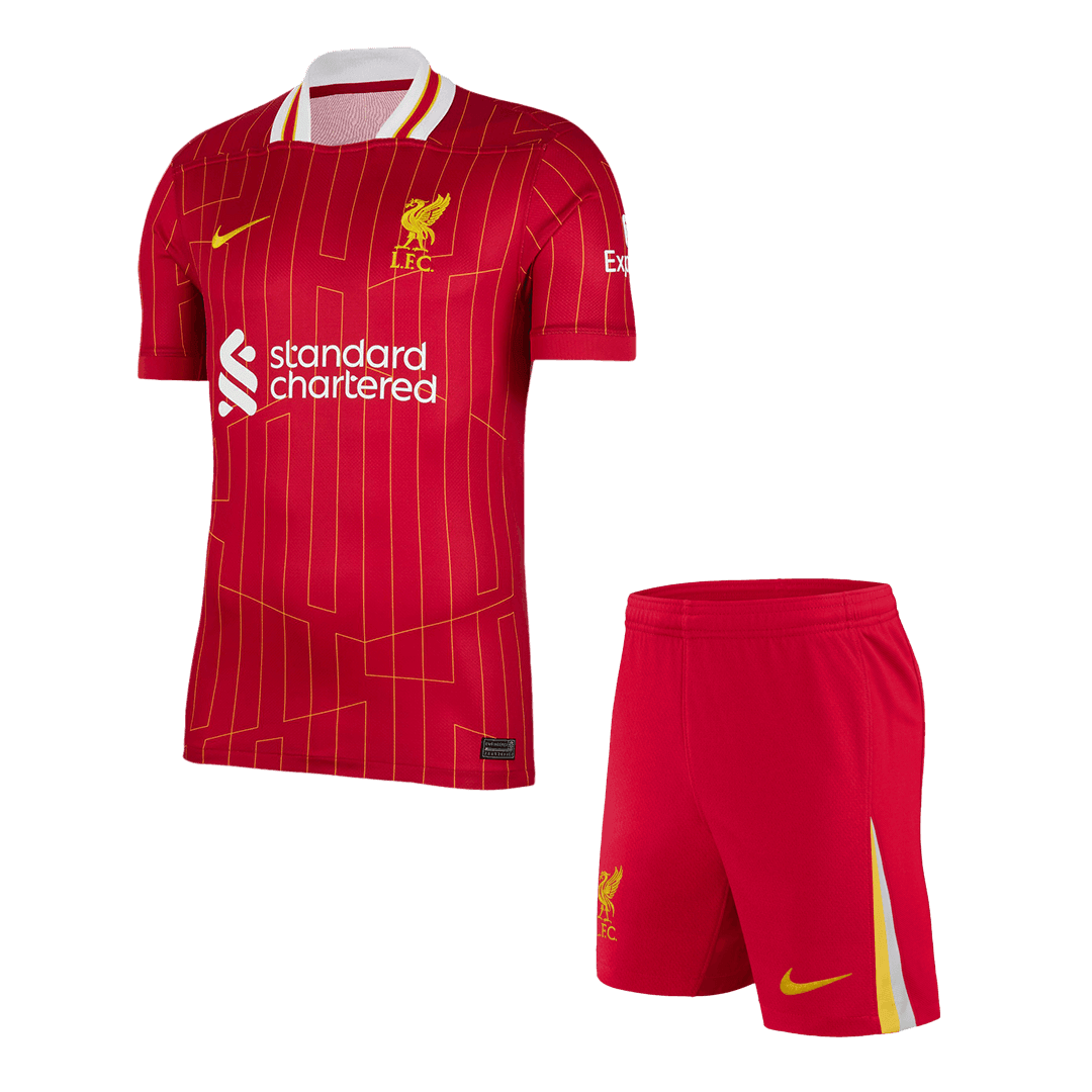 Koszulka piłkarska Liverpool Home (Koszulka+Szorty) 2024/25 - Topowe Koszulki Pilkarskie Sklep Internetowy