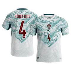 Męska koszulka Portugalii wyjazdowa RÚBEN DIAS #4 - Mundial 2026