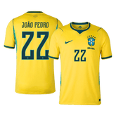 Męska koszulka Brazylii domowa JOÃO PEDRO #22 - Mundial 2026