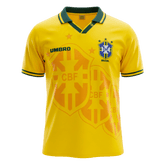 Męska Koszulka Retro Domowa Brazil 1994