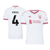 Męska koszulka Liverpoolu wyjazdowa VIRGIL #4 wersja zawodnicza 2026/27