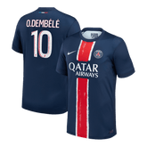 Męska koszulka piłkarska O.DEMBÉLÉ #10 PSG Home 2024/25 - Topowe Koszulki Pilkarskie Sklep Internetowy