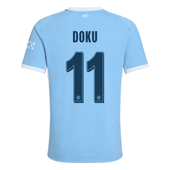 Męska koszulka Manchesteru City domowa DOKU #11 wersja zawodnicza 2026/27 - UCL
