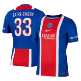 Męska koszulka PSG domowa ZAÏRE-EMERY #33 wersja zawodnicza 2026/27