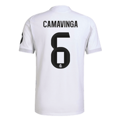 Męska Koszulka Domowa Real Madrid CAMAVINGA #6 Wersja Piłkarska 2025/26 - Slim Fit - Topowe Koszulki Pilkarskie Sklep Internetowy