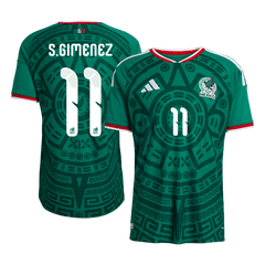 Męska koszulka Meksyku domowa S.GIMENEZ #11 wersja zawodnicza – Mundial 2026