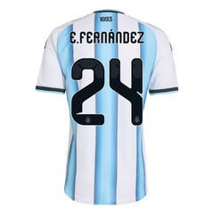 Męska koszulka Argentyny domowa E. FERNÁNDEZ #24 wersja zawodnicza - Mundial 2026