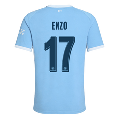Męska koszulka Manchesteru City domowa ENZO #17 wersja zawodnicza 2026/27 - UCL